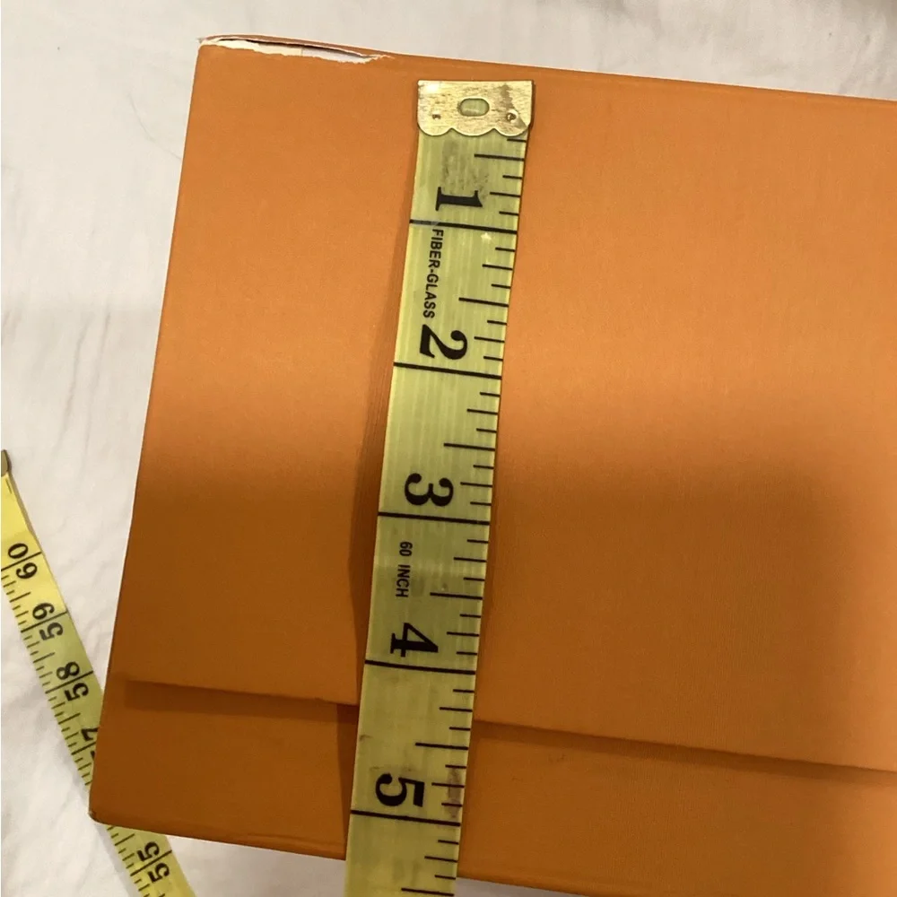 Louis Vuitton Signature Orange Box with magnetic closure 10”X11.5” Authentic